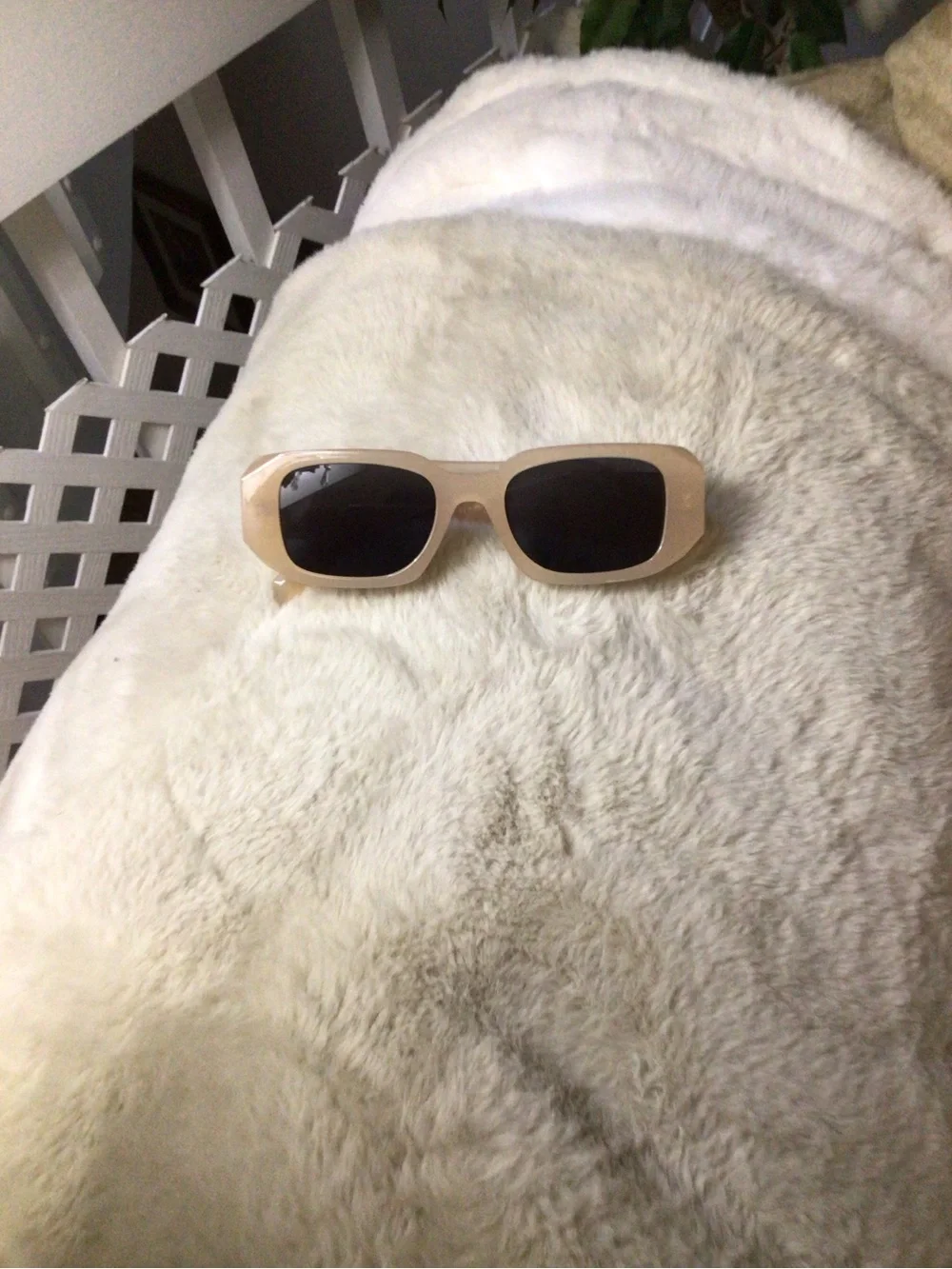 Versace Beige Sunglasses